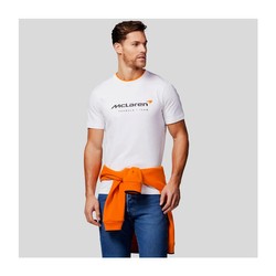  2024 McLaren F1 UK Mens Essentials T-Shirt white