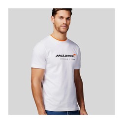  2024 McLaren F1 UK Mens Essentials T-Shirt white