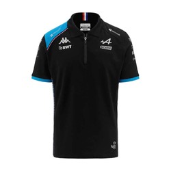  Alpine F1 Team Men's Polo Shirt Race Team Black 