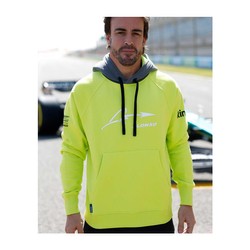  Aston Martin UK F1 Mens Alonso Kimoa Hooded Sweatshirt