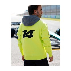  Aston Martin UK F1 Mens Alonso Kimoa Hooded Sweatshirt