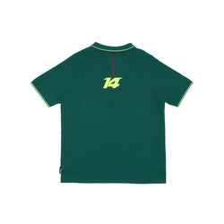  Aston Martin UK F1 Mens Alonso Kimoa Polo shirt green