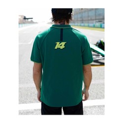  Aston Martin UK F1 Mens Alonso Kimoa Polo shirt green