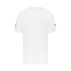  Ferrari F1 Mens Leclerc Driver T-shirt White