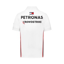  Mercedes AMG Germany F1 Mens Team Polo Shirt White