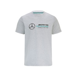  Mercedes Germany AMG F1 Mens Logo T-shirt Grey