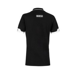  Sparco Italy Ladies ZIP Poloshirt black