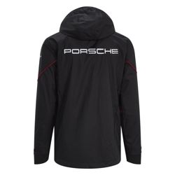 2021 Porsche Germany Mens Team Rainjacket Black