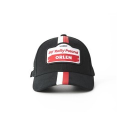 2024 80th Rally Poland WRC Kids Stripe Baseball Cap black