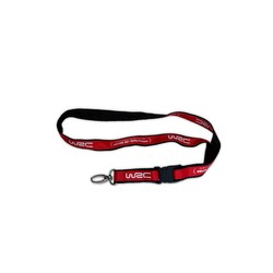 2024 80th Rally Poland WRC Lanyard red