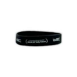 2024 80th Rally Poland WRC silicone wristband black