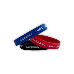 2024 80th Rally Poland WRC silicone wristband black