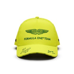 2024 Aston Martin Aramco F1 Alonso Lime Baseball Cap