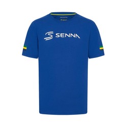 2024 Ayrton Senna F1 Men's Stripe T-Shirt