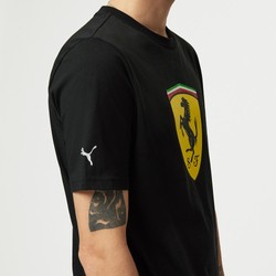 2024 Ferrari F1 Mens Shield T-shirt black