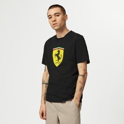 2024 Ferrari F1 Mens Shield T-shirt black