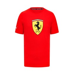 2024 Ferrari F1 Mens Shield T-shirt red