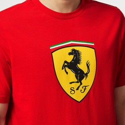 2024 Ferrari F1 Mens Shield T-shirt red