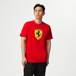 2024 Ferrari F1 Mens Shield T-shirt red