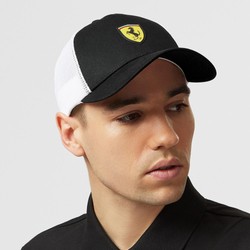 2024 Ferrari Italy F1 Mens Trucker Baseball cap Black