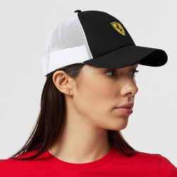 2024 Ferrari Italy F1 Mens Trucker Baseball cap Black