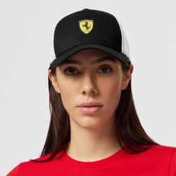 2024 Ferrari Italy F1 Mens Trucker Baseball cap Black