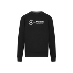 2024 Mercedes AMG Petronas F1 Men's Black Crew Neck Sweatshirt