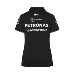 2024 Mercedes AMG Petronas F1 Team Women's Black Polo