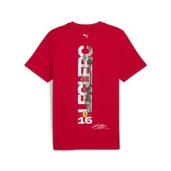 2024 Scuderia Scuderia Ferrari F1 Men's Driver Leclerc Red T-shirt