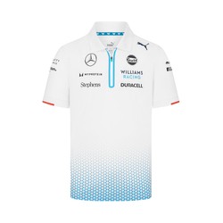 2024 Williams F1 Racing Men's Team White Polo