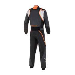 Alpinestars Italy GP RACE V2 Car Suit Grey-Orange (FIA)