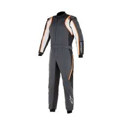 Alpinestars Italy GP RACE V2 Car Suit Grey-Orange (FIA)