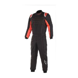 Alpinestars Italy KMX-9 V2 Karting Suit Black/Fluo Red (CIK)