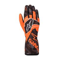 Alpinestars Italy TECH-1 K RACE V2 CAMO Karting Gloves Orange