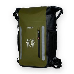 Amphibious Italy ATOM II Waterproof Backpack Green