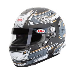 Bell USA RS7 PRO Stamina Full Face Helmet Grey (FIA homologation)