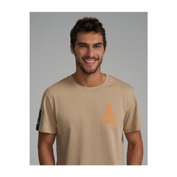 Dakar Rally DKR DES 0224 Mens T-shirt beige