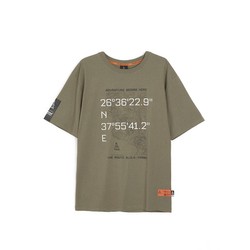 Dakar Rally DKR OV 0924 Mens T-shirt khaki