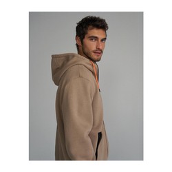 Dakar Rally Mens DKR ZIP H24 Hoodie sand