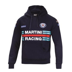 Men's Sweatshirt Hood Sparco Martini navy