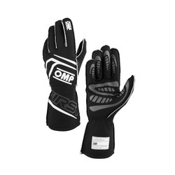 OMP Italy FIRST MY24 Racing Gloves Black (FIA)