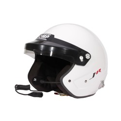 OMP Italy J-Rally Open Face Helmet white (FIA)