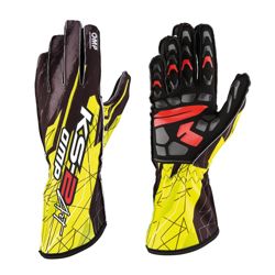 OMP Italy KS-2 ART Karting Gloves Yellow