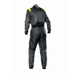 OMP Italy KS-3 ART Karting Suit Black/Yellow (CIK-FIA)