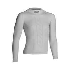 OMP Italy KS MY24 Karting Long Sleeve Top white