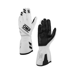 OMP Italy ONE EVO FX Racing Gloves White (FIA)