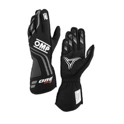 OMP Italy ONE EVO X MY24 Racing Gloves Black (FIA)