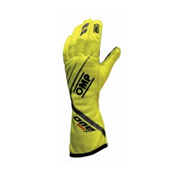 OMP Italy ONE EVO X Racing Gloves Yellow (FIA)