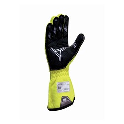 OMP Italy ONE EVO X Racing Gloves Yellow (FIA)