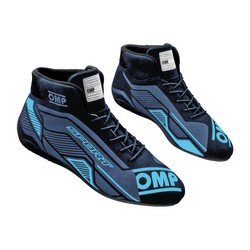 OMP Italy SPORT MY22 Rally Shoes Black/Blue (FIA)